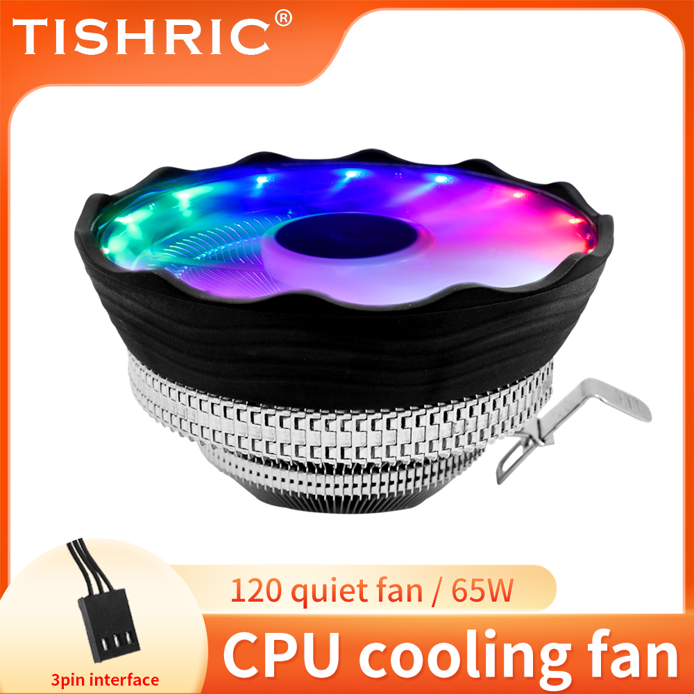 TISHRIC CPU Cooler Fan RGB PWM - مراجعة Pc Case Fan وسعره