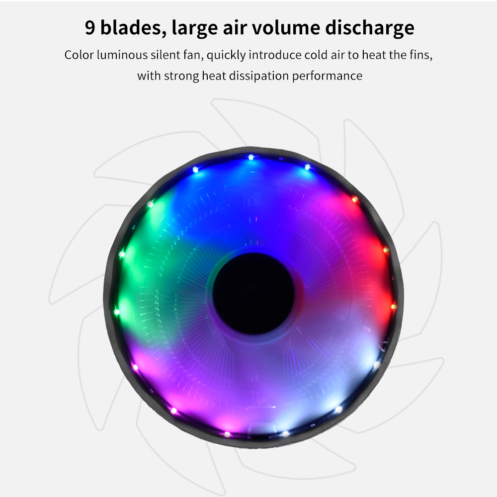 TISHRIC CPU Cooler Fan RGB PWM - مراجعة Pc Case Fan وسعره