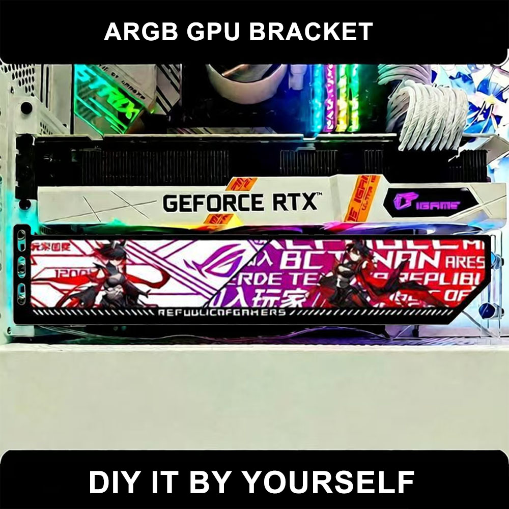 Customize RGB VGA Holder 5V/12 - مراجعة Pc Gaming Msi وسعره
