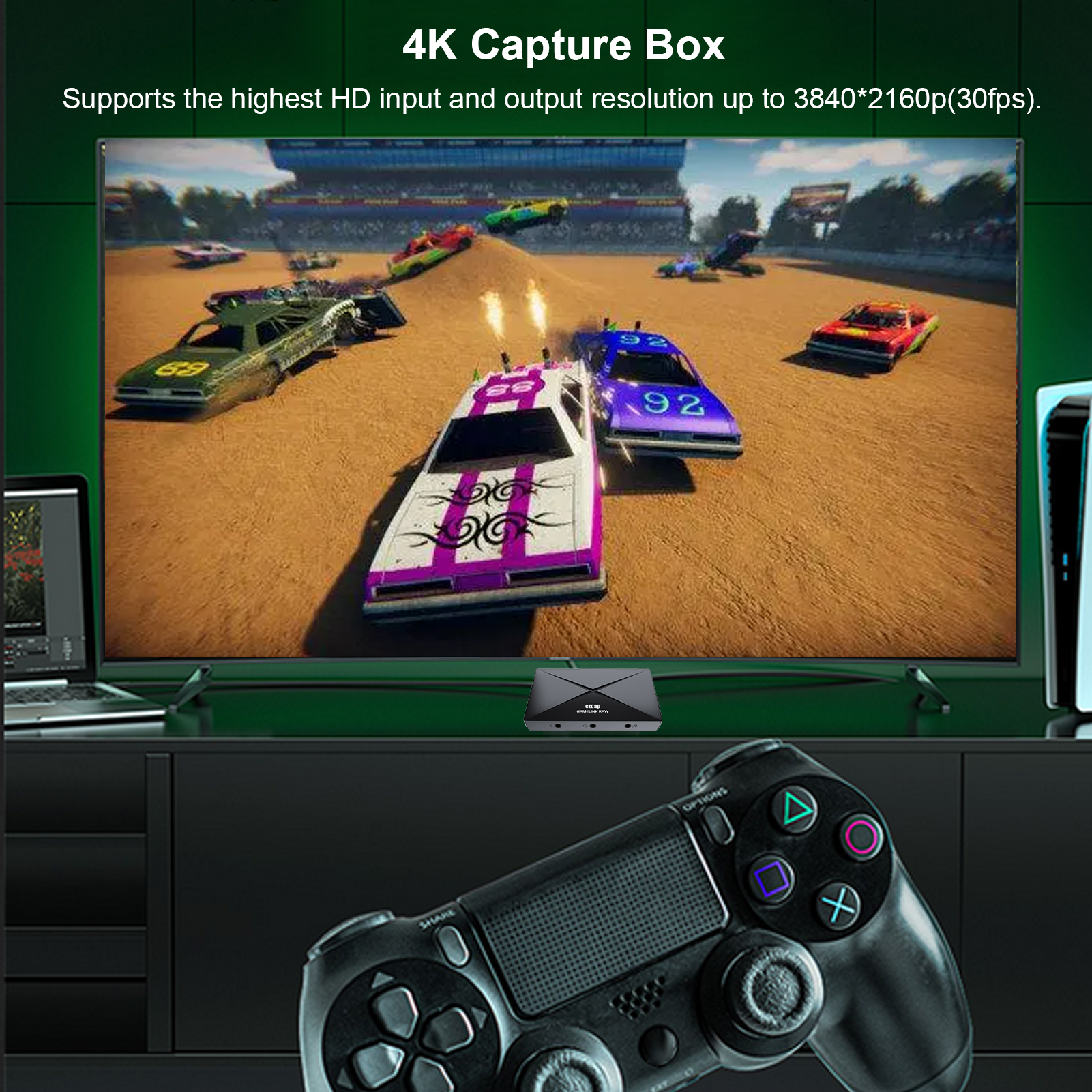ezcap333 GAMELINK RAW 4K HD Vi - مراجعة Pc Gaming Game وسعره