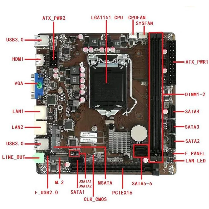 B365 Mini-ITX Motherboard LGA  - مراجعة Pc Gaming Itx وسعره