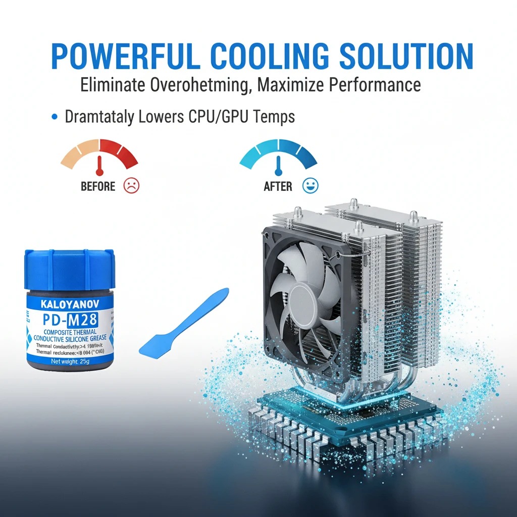 Advanced 25g CPU GPU Thermal P - مراجعة Thermal Paste وسعره