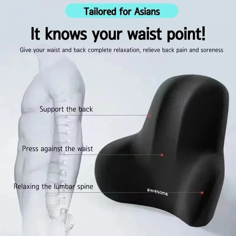 2025 Upgraded Lumbar Cushion,  - مراجعة Gaming Chair Lumbar Pillow وسعره
