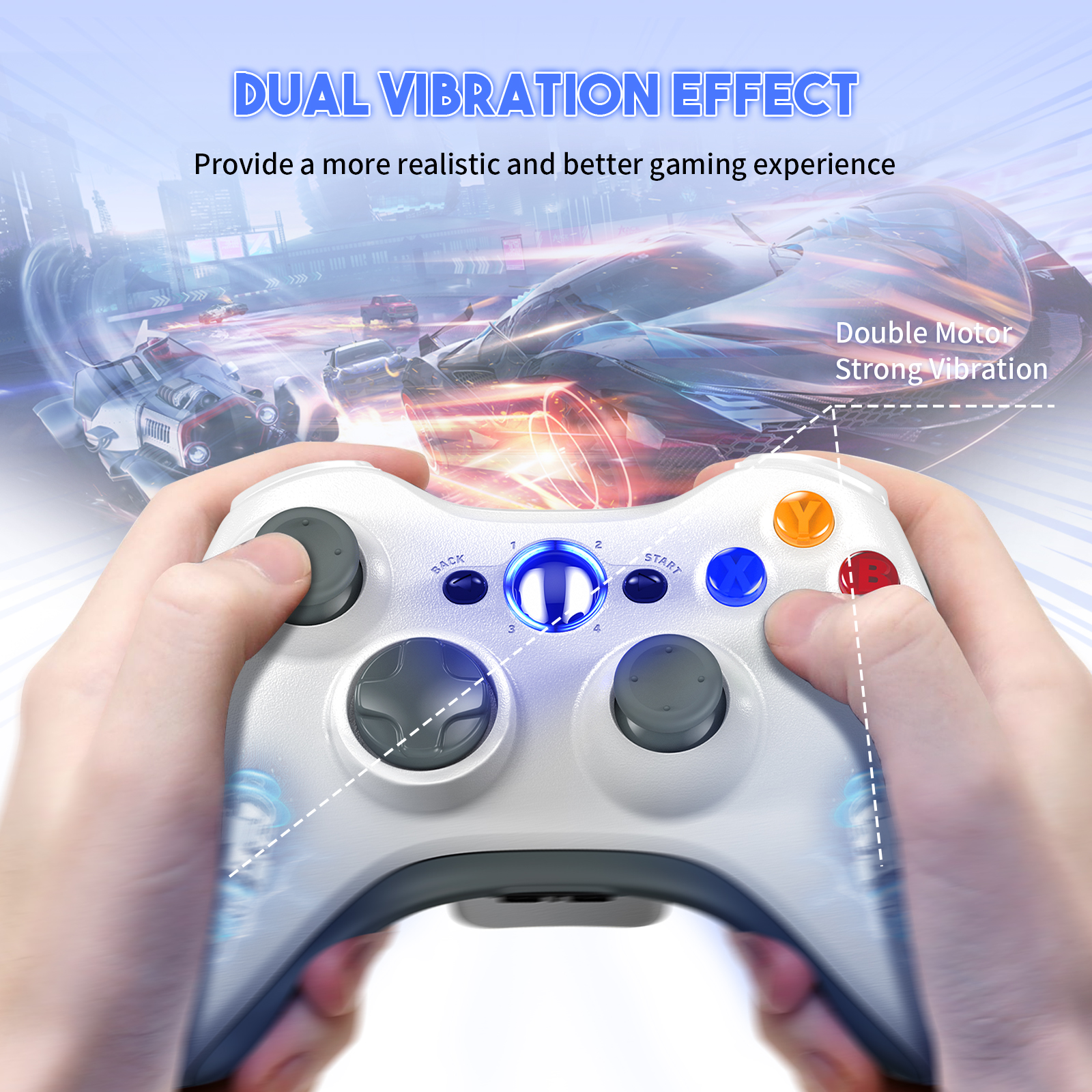 PC Gamepad For Xbox 360 2.4G W - مراجعة Pc Gaming Xbox Controller وسعره