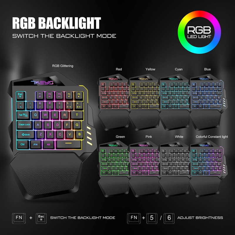 Gamwing RGB Backlit One Handed - مراجعة Pc Gaming Xbox Controller وسعره