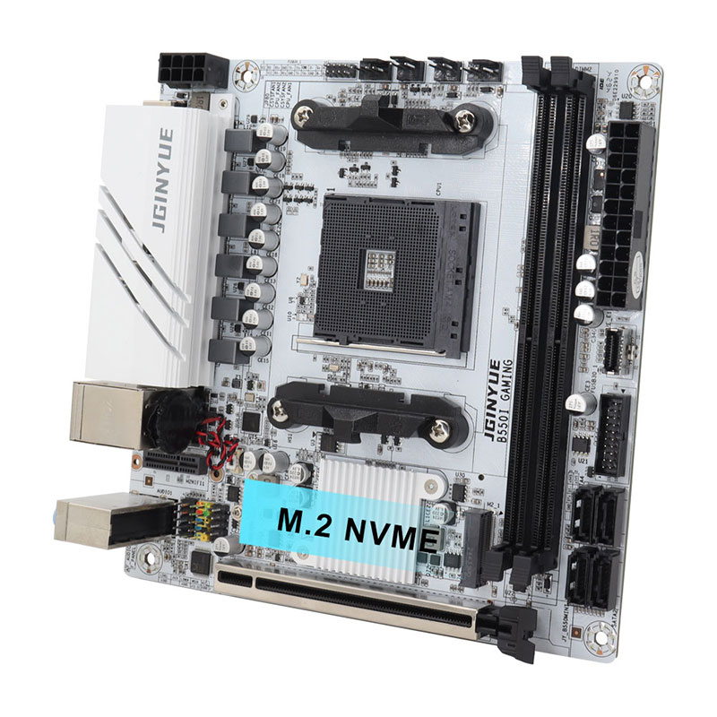 JINGYUE B550I GAMING Motherboa - مراجعة Pc Gaming Itx وسعره