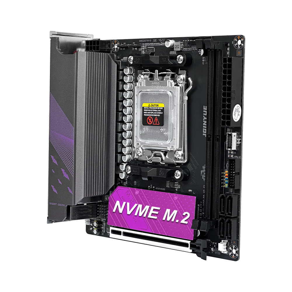 JGINYUE B650i Night Devil Main - مراجعة Pc Gaming Itx وسعره