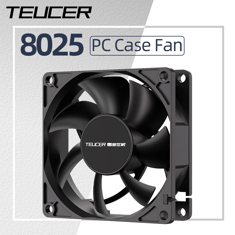 Teucer 8025 PC Case Fan 12V  B - مراجعة Pc Case Fan وسعره