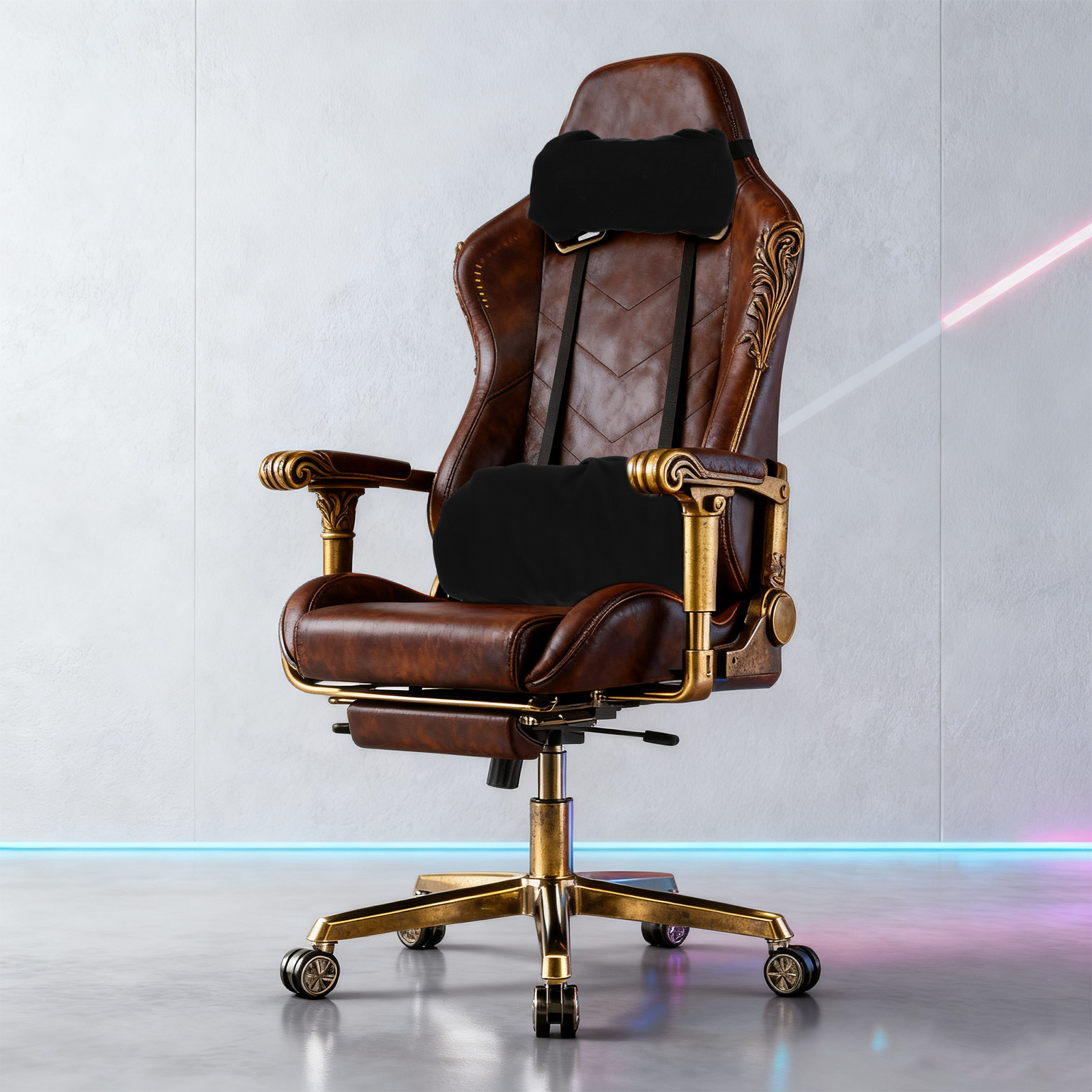 2Pcs Gaming Chair Pillow Cover - مراجعة Gaming Chair Lumbar Pillow وسعره
