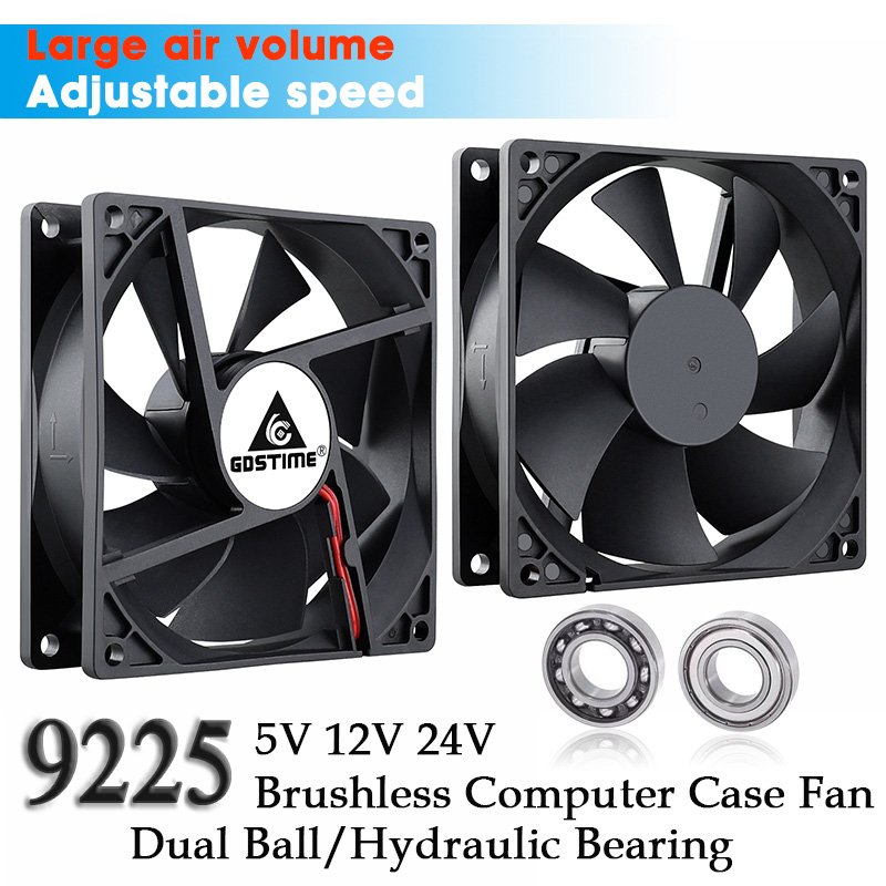 Gdstime DC 5V 12V 24V 48V 90mm - مراجعة Pc Case Fan وسعره
