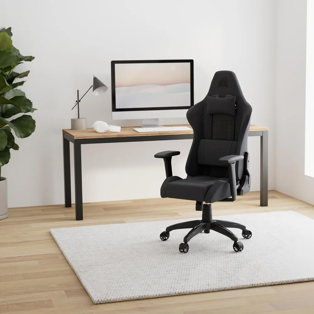 tc100 relaxed gaming chair fab - مراجعة Gaming Chair Lumbar Pillow وسعره