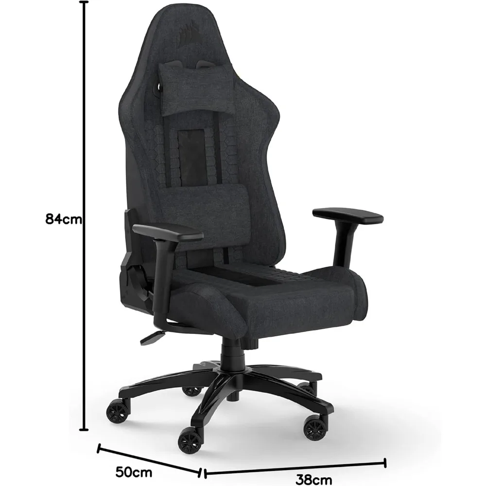 tc100 relaxed gaming chair fab - مراجعة Gaming Chair Lumbar Pillow وسعره