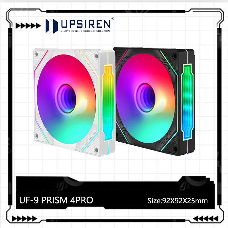 UPSIREN UF-9 PRISM 4 PRO Compu - مراجعة Pc Case Fan وسعره