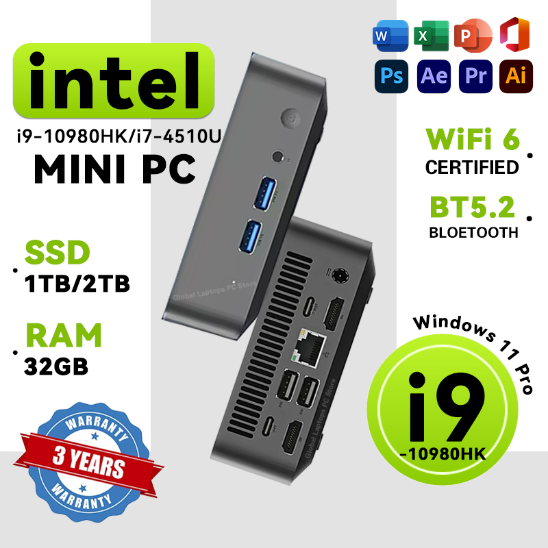Portable Mini PC Intel Core i9 - مراجعة Pc Gaming I9 وسعره