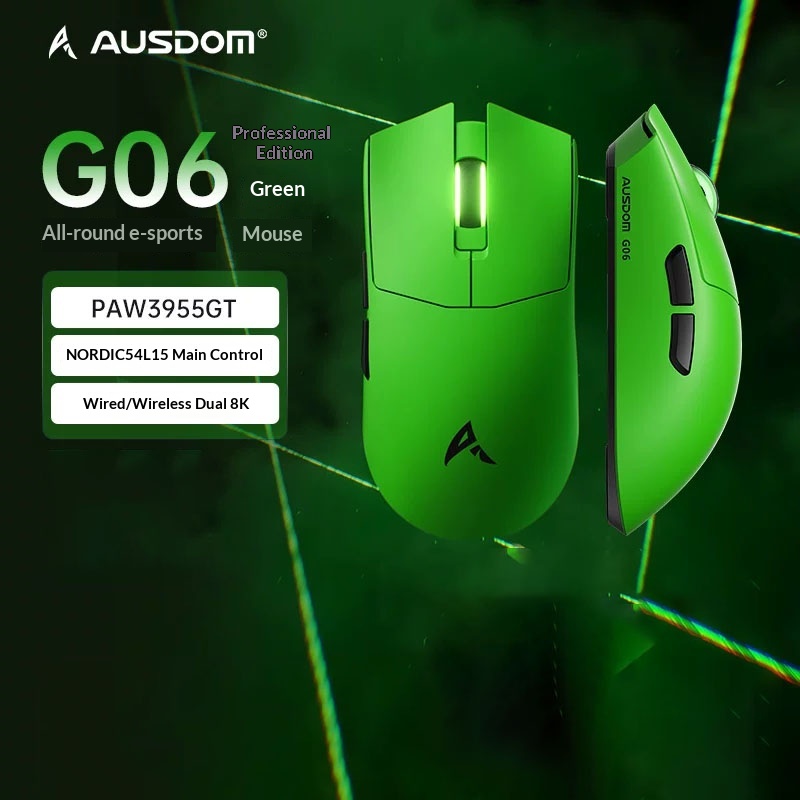 AUSDOM G06 Gaming Mouse 8K PAW - مراجعة Pc Gaming Valorant وسعره