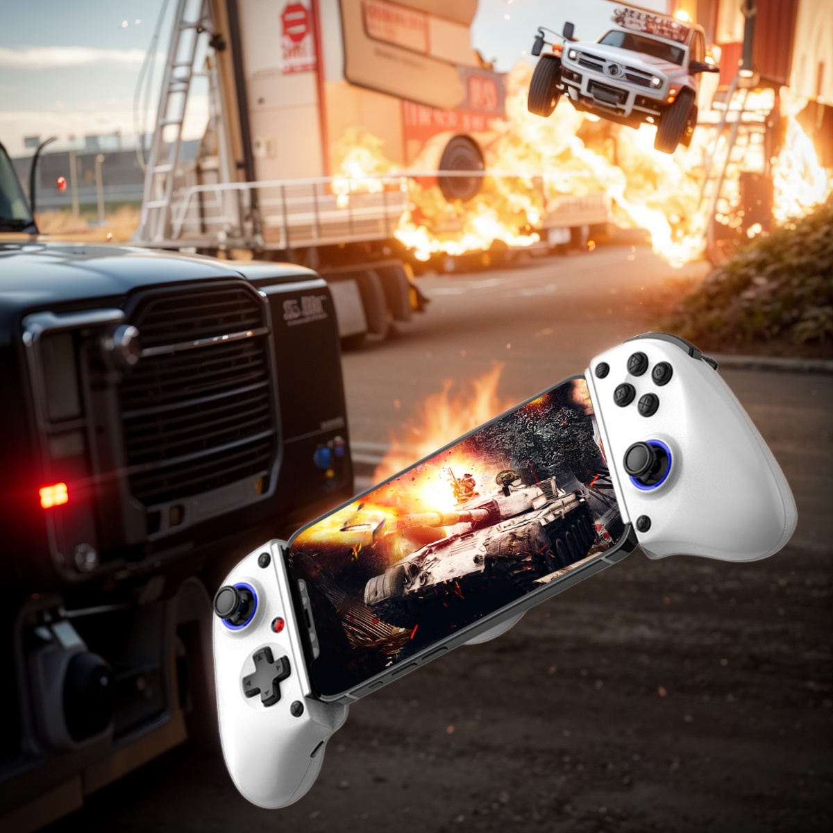 Mobile Phone Stretching Game C - مراجعة Pc Gaming Xbox Controller وسعره