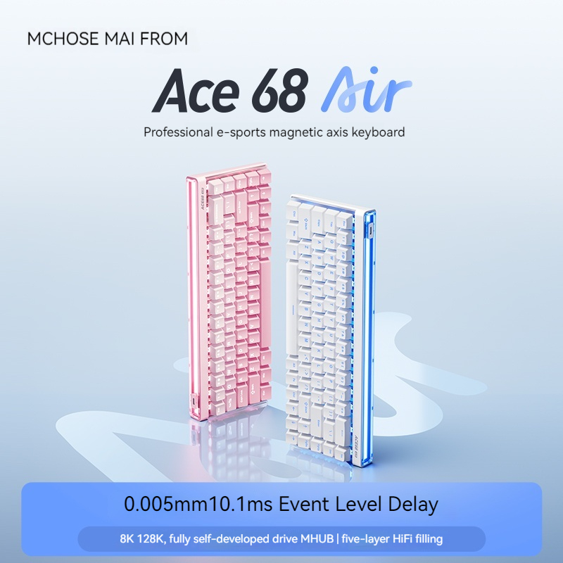 Mchose Ace68 Air Magnetic Axis - مراجعة Pc Gaming Keyboards وسعره