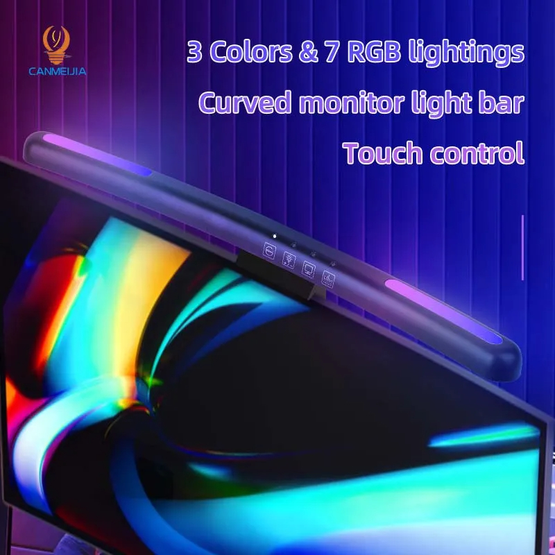 Curved LED Monitor Light Bar U - مراجعة Pc Gaming Laptop وسعره