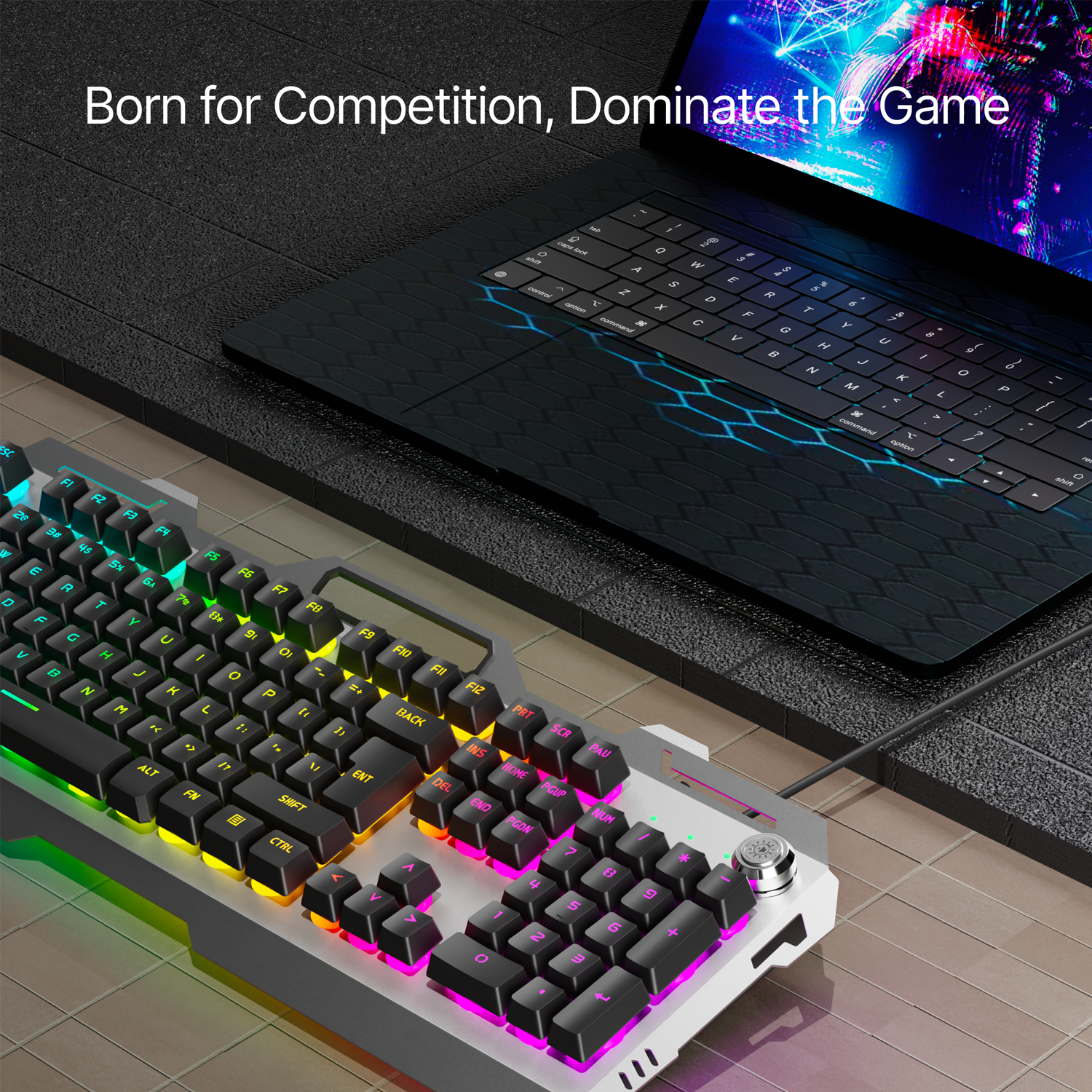 EWEADN Silent Gaming Keyboard, - مراجعة Pc Gaming Laptop وسعره