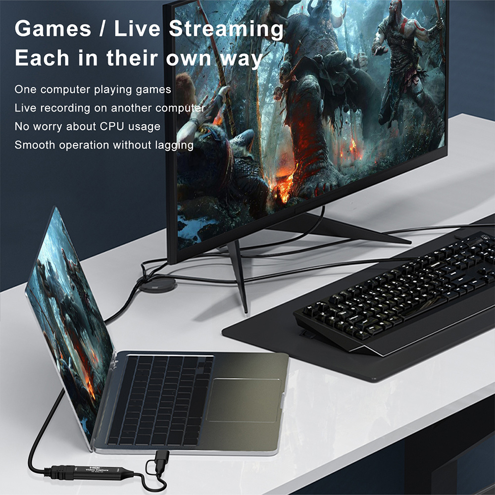 4K HDMI-compatible USB Video C - مراجعة Pc Gaming Game وسعره